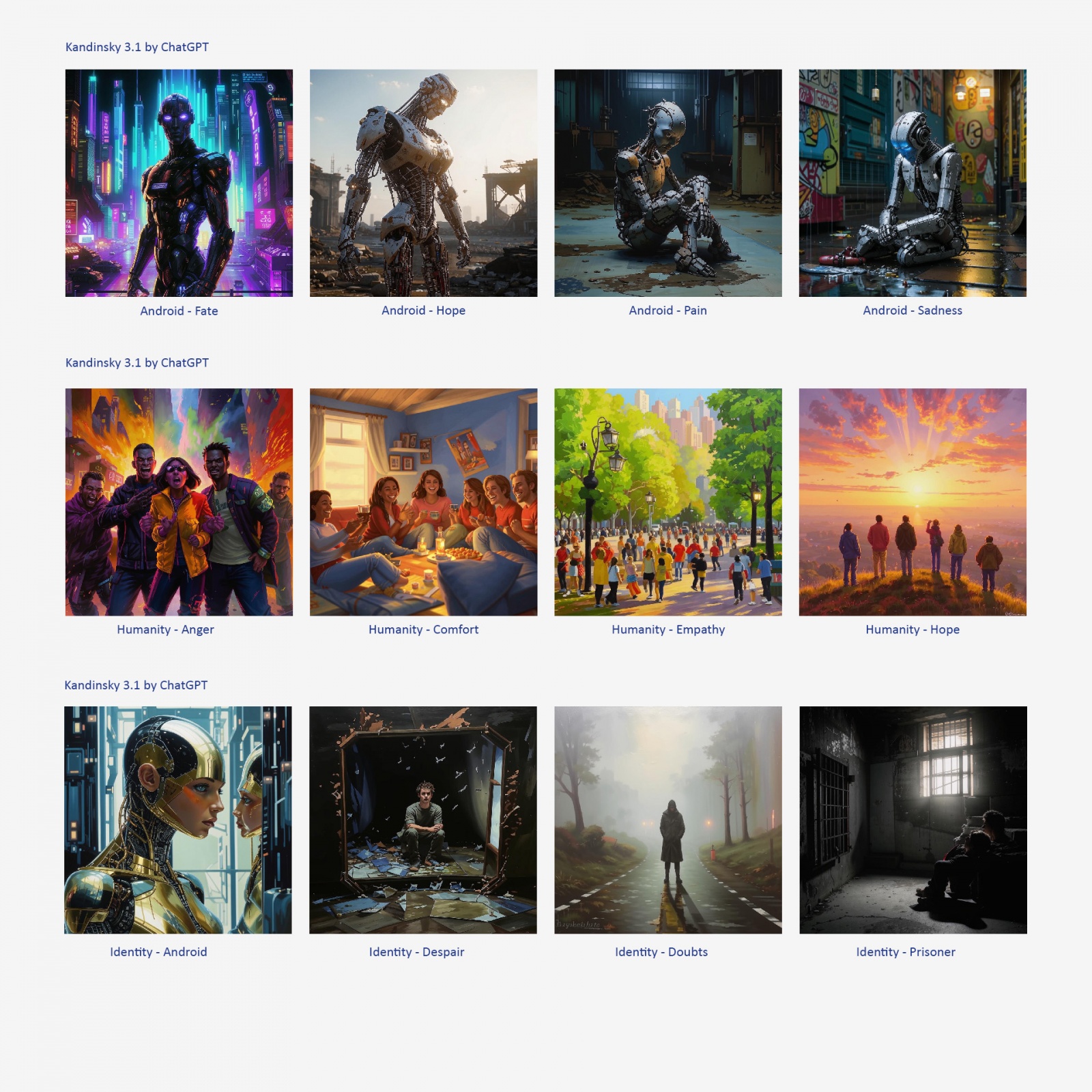 Эксперимент. Нейросети снова рисуют картины из игры «Detroit: Become Human» - 21